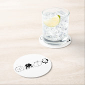 Hamster Butts Ronde Kartonnen Onderzetter (Insitu)