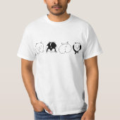 Hamster Butts T-shirt (Voorkant)