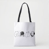Hamster Butts Tote Bag (Voorkant)