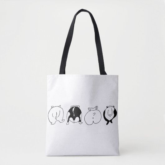 Hamster Butts Tote Bag (Voorkant)