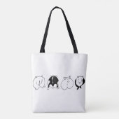 Hamster Butts Tote Bag (Achterkant)