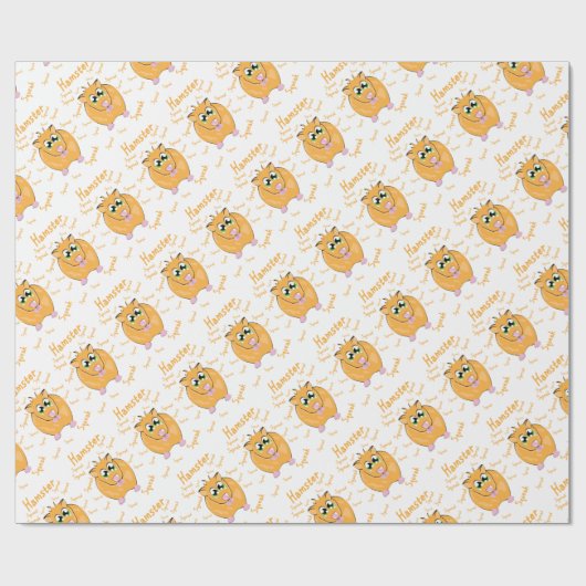 hamster cadeaupapier (Vlak)