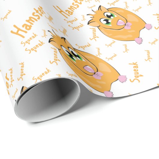 hamster cadeaupapier (Rol Hoek)
