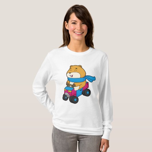 Hamster Car T-shirt (Voorkant volledig)