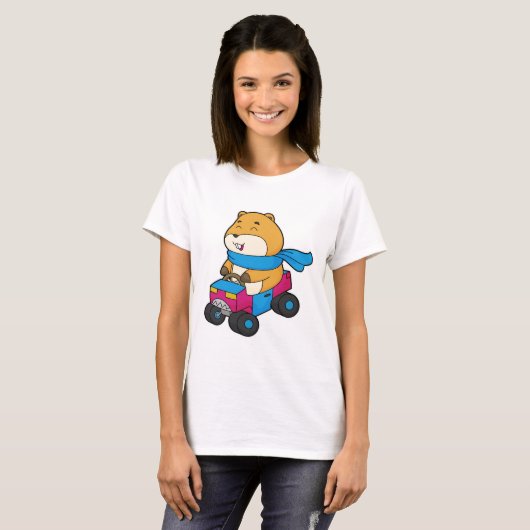 Hamster Car T-shirt (Voorkant volledig)