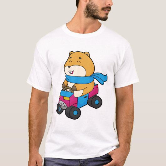 Hamster Car T-shirt (Voorkant)