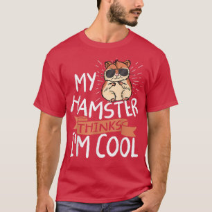 Hamster Cavia Alleseter Knaagdier Nachtactief 2612 T-shirt
