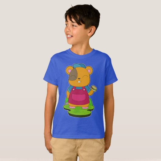 Hamster Cheeseburger T-shirt (Voorkant volledig)