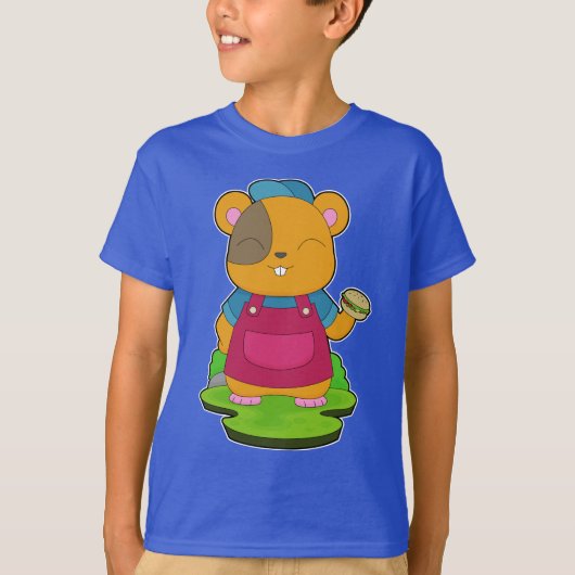 Hamster Cheeseburger T-shirt (Voorkant)