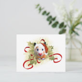 Hamster Christmas Briefkaarten (Staand voorkant)