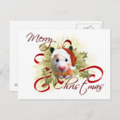 Hamster Christmas Briefkaarten (Voorkant / Achterkant)