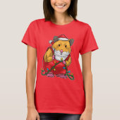 Hamster Christmas Craftsman T-shirt (Voorkant)