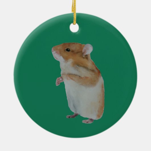 Hamster Christmas ornament (Achterkant)