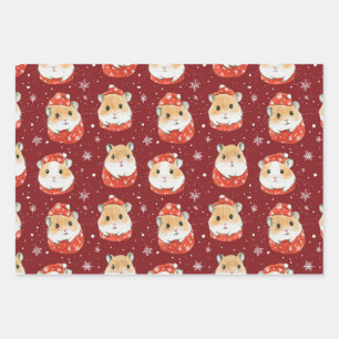 Hamster Christmas Wrapping Paper