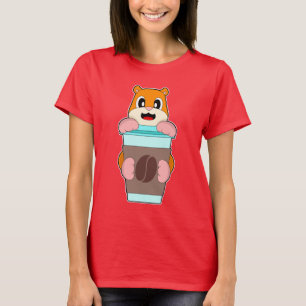 Hamster Coffee voor onderweg T-shirt