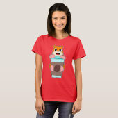 Hamster Coffee voor onderweg T-shirt (Voorkant volledig)