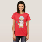 Hamster Cook Spatula Cooking T-shirt (Voorkant volledig)