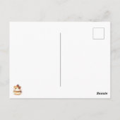 Hamster Cream Puff - Light and Fluffy Briefkaart (Achterkant)