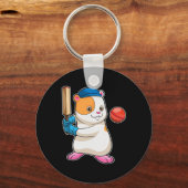 Hamster Cricket Cricket T Sporten Sleutelhanger (Voorkant)