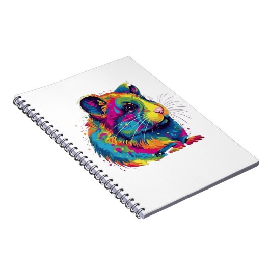 hamster cute  notitieboek (Rechterzijde)