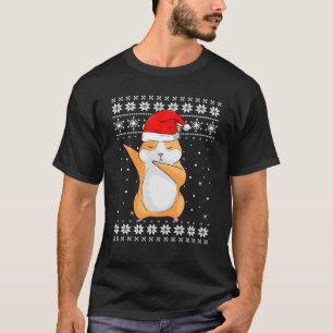 Hamster Dabbing Dance Lelijke trui Kerst Pajam T-shirt