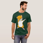 Hamster Dabbing Shirt Dab Dierenvriend Gerbil (Voorkant volledig)