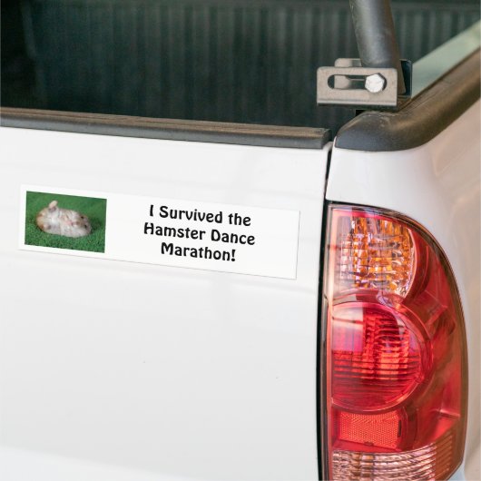 Hamster Dance Marathon Bumpersticker (Op Truck)
