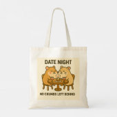 Hamster date tote bag (Achterkant)