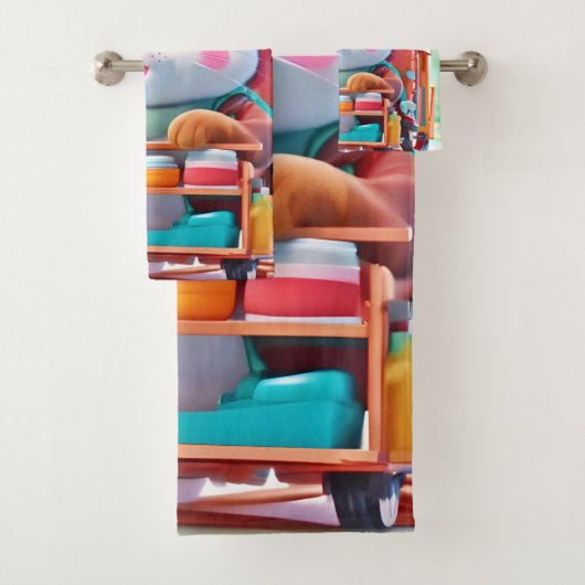 Hamster Delivery Hero Bad Handdoek (Insitu)