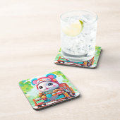 Hamster Delivery Hero Bier Onderzetter (Rechterzijde)