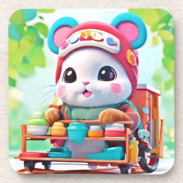Hamster Delivery Hero Bier Onderzetter