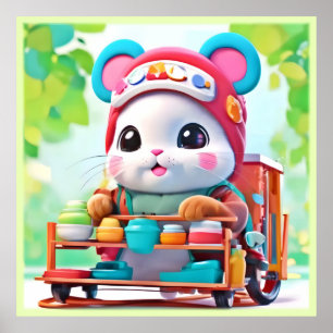 Hamster Delivery Hero Poster