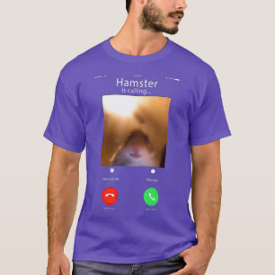 hamster die achter de camera hamster staart t-shirt