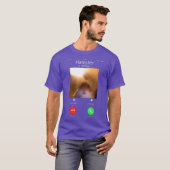 hamster die achter de camera hamster staart t-shirt (Voorkant volledig)