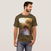 Hamster die op cameramodel begint t-shirt (Voorkant volledig)