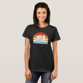 hamster Dierenhouder Retrostijl T-shirt (Voorkant volledig)