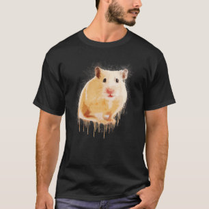 Hamster Dierenvriend Gifts Cartoon Grafische kleur T-shirt
