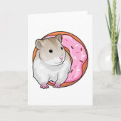 Hamster Donut Kaart (Voorkant)