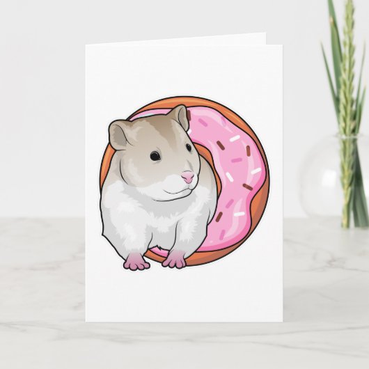 Hamster Donut Kaart (Voorkant)