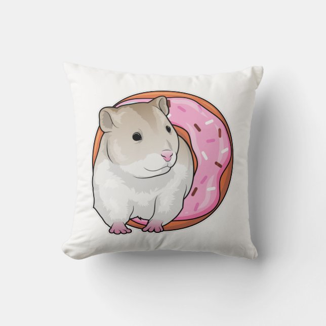Hamster Donut Kussen (Voorkant)