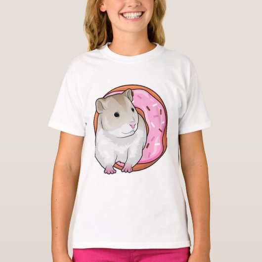 Hamster Donut T-shirt (Voorkant)
