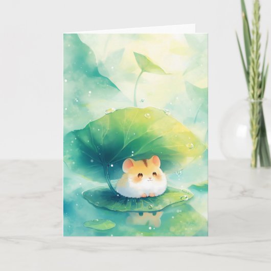 Hamster Drijfpret Kaart (Voorkant)