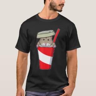 Hamster Drink de riem van de beker T-shirt