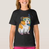 Hamster duiker snorkel duiken t-shirt (Voorkant)