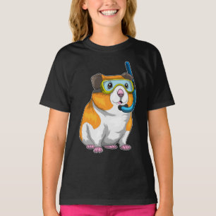 Hamster duiker snorkel duiken t-shirt