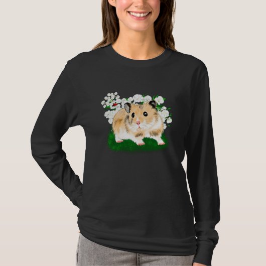 Hamster dwarf hamster girls women children  1 t-shirt (Voorkant)