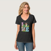 Hamster Easter Egg Hunt Love Hamster Easter Sunda T-shirt (Voorkant volledig)