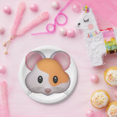 Hamster - Emoji Papieren Bordje (Feest)