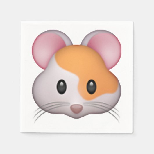 Hamster - Emoji Servetten (Voorkant)