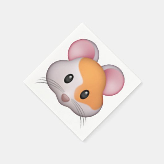 Hamster - Emoji Servetten (Hoek)